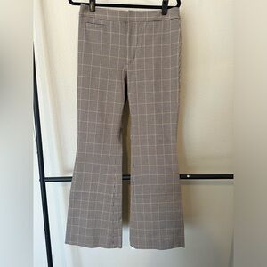 Banana Republic Brown/Tan Houndstooth Sloan Flare Pants